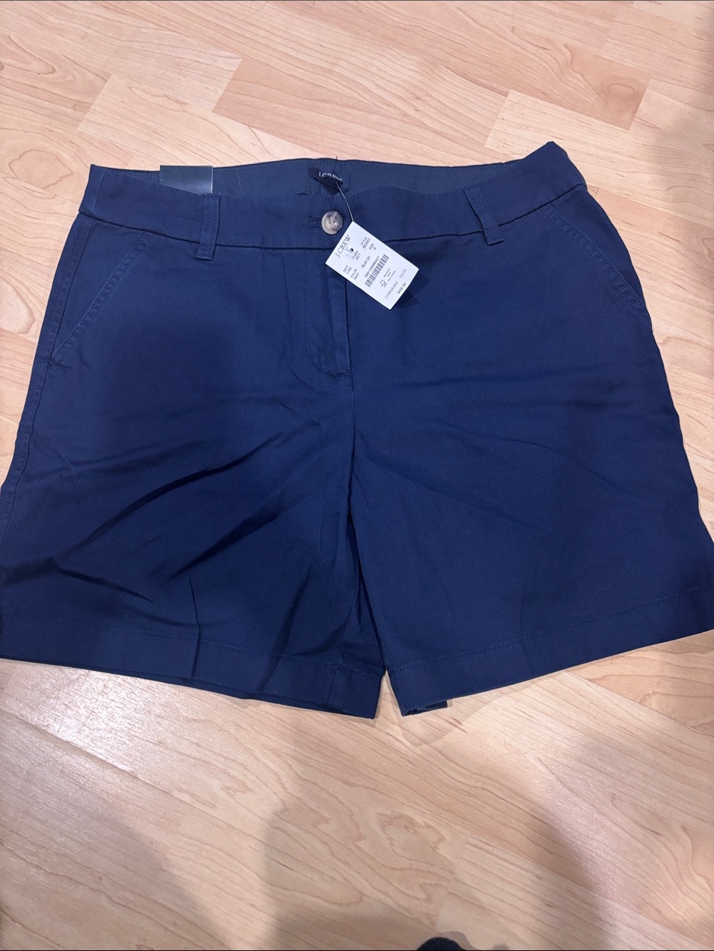 J Crew Classic Women's Navy Cotton Shorts